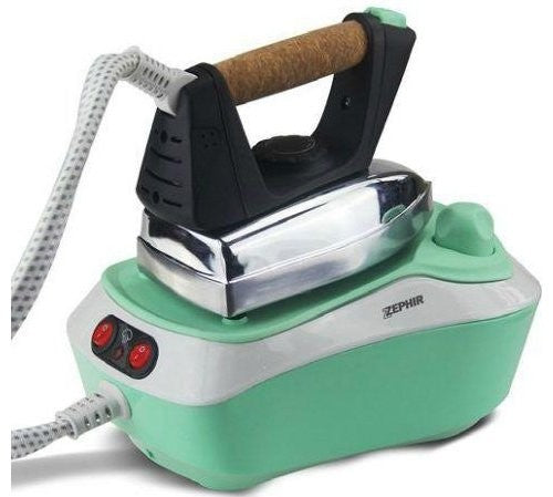 Zephir ZHF5000 ferro da stiro a caldaia 2300 W 0,85 L Alluminio Nero, Verde