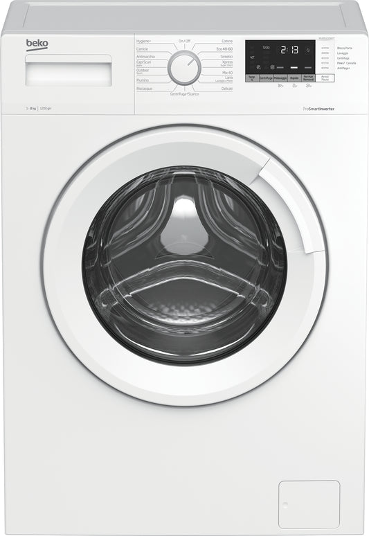 BEKO LAVATRICE 8KG YOUNG SMART C INVERTER 1200GIRI WUX81232WI/IT