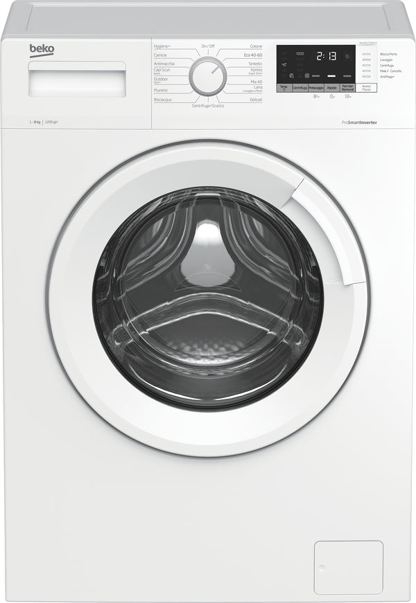 BEKO LAVATRICE 8KG YOUNG SMART C INVERTER 1200GIRI WUX81232WI/IT