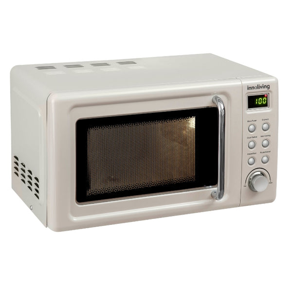 INNOLIVING FORNO MICROONDE VINTAGE GRILL 20LT 800+700W BEIGE INN-861B