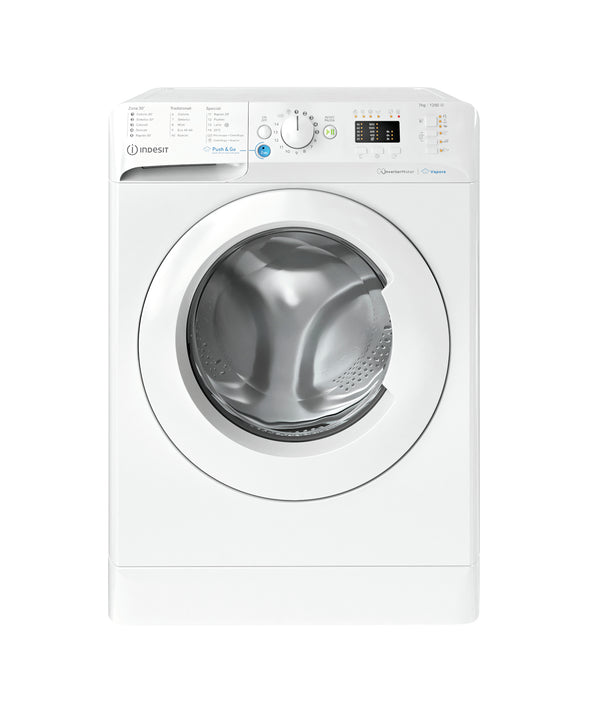 INDESIT LAVATRICE 7KG SLIM VAPORE B 1200GIRI BWSA 7125X WV